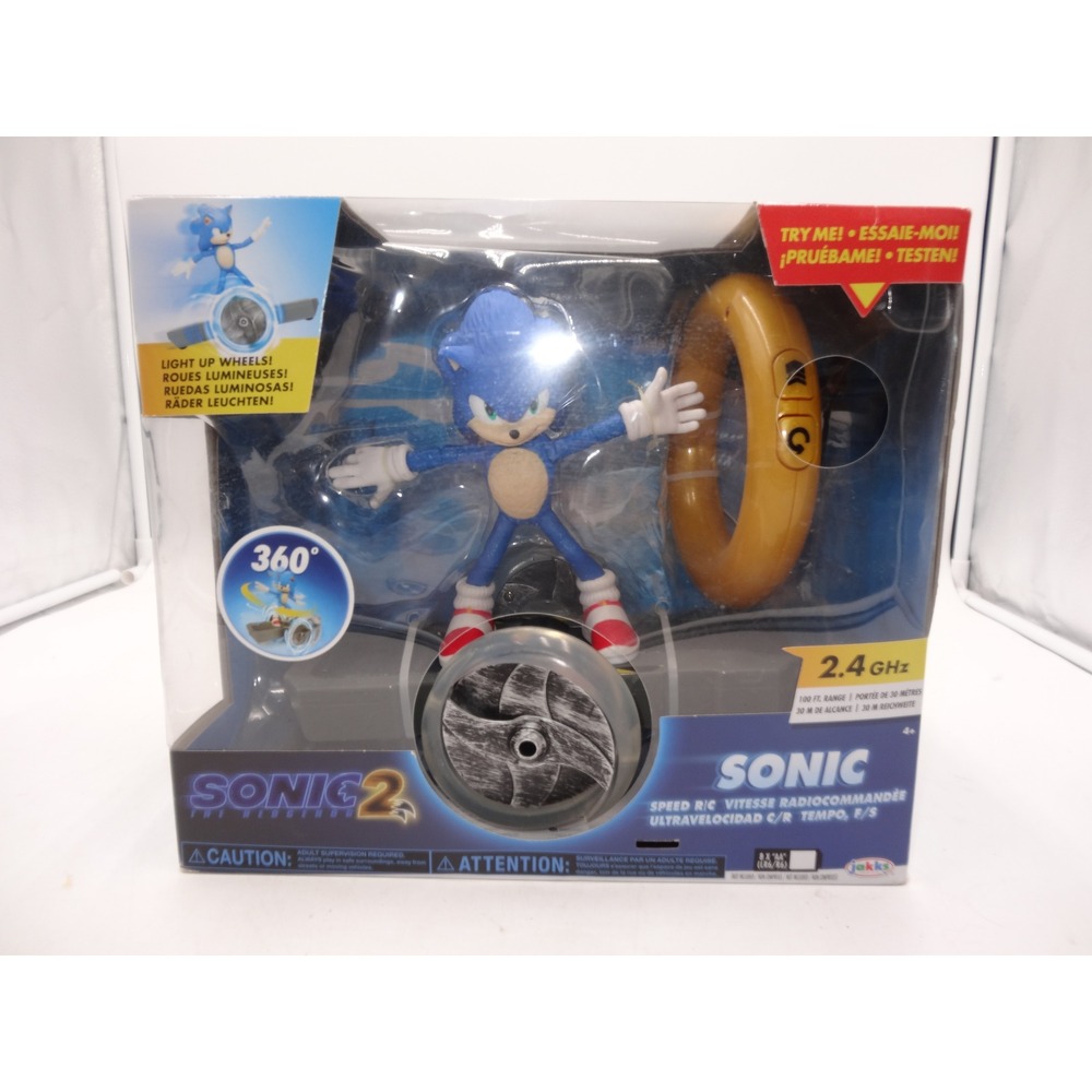 JAKKS Pacific Sonic‎ The Hedgehog Speed RC Skateboard Gold Ring Controller - Picture 3 of 10